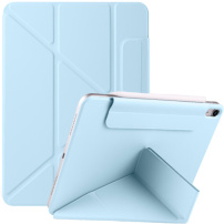 Магнитен калъф с оригами стойка за iPad Air 13" (2024-2026) - синьо