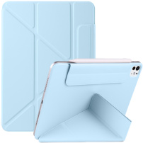 Магнитен калъф с оригами стойка за iPad Pro 12.9" (2018-2022) - син