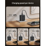 JOYROOM JR-TCG13 бързозареждащ адаптер с USB-C порт - 45W - черен