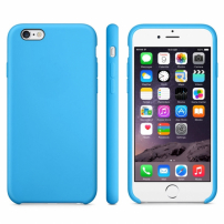 Противоплъзгащ матов калъф за Apple iPhone 6 / 6S - син