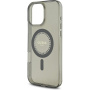 Guess IML Rhinestones Ring Cover с MagSafe за iPhone 16 Pro Max - сив