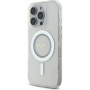 Guess Капак IML Rhinestones Ring с MagSafe за iPhone 16 Pro - прозрачен