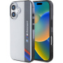 BMW Калъф IML Motorsport Vertical Stripe за iPhone 16 - сив
