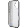 BMW Калъф IML Motorsport Vertical Stripe за iPhone 16 - сив