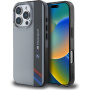 BMW Калъф IML Motorsport Vertical Stripe за iPhone 16 Pro - сив