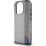 BMW Калъф IML Motorsport Vertical Stripe за iPhone 16 Pro - сив