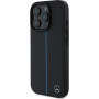 Mercedes Капак Blue Stripe с MagSafe за iPhone 16 Pro - черен