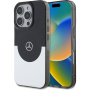 Mercedes Двуслоен калъф с MagSafe за iPhone 16 Pro Max - черен и сребрист
