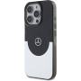 Mercedes Двуслоен калъф с MagSafe за iPhone 16 Pro Max - черен и сребрист