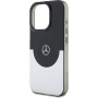 Mercedes Двуслоен калъф с MagSafe за iPhone 16 Pro Max - черен и сребрист