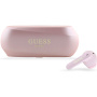 Guess Безжични слушалки Elongated Metallic TWS - розови