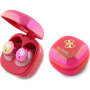 Guess Безжични слушалки 4G Logo Mini TWS - розови