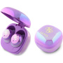 Guess Безжични слушалки 4G Logo Mini TWS - лилави