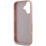 Guess Ватиран калъф за iPhone 16 - розов