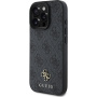 Guess 4G Small Metal Logo Cover с MagSafe за iPhone 16 Pro - Сив