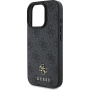 Guess 4G Small Metal Logo Cover с MagSafe за iPhone 16 Pro - Сив