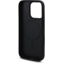 Guess Калъф 4G Roses с мотив роза и MagSafe за iPhone 16 Pro Max - сив