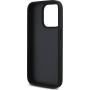 Karl Lagerfeld Кейс Saffiano Karl and Choupette за iPhone 15 Pro - черен