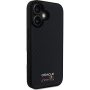 Oracle Red Bull Racing Carbon Shiny Logo cover с MagSafe за iPhone 16 - черен