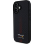 Oracle Red Bull Racing Калъф Carbon Powerbar с MagSafe за iPhone 16 - черен