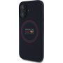 Oracle Red Bull Racing Силиконов кейс Red Ring с MagSafe за iPhone 16 - тъмно син
