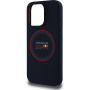 Oracle Red Bull Racing Силиконов кейс Red Ring с MagSafe за iPhone 16 Pro - тъмно син