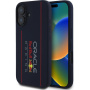 Oracle Red Bull Racing Силиконов кейс Vertical Logo с MagSafe за iPhone 16 - тъмно син