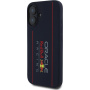 Oracle Red Bull Racing Силиконов кейс Vertical Logo с MagSafe за iPhone 16 - тъмно син