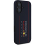 Oracle Red Bull Racing Силиконов кейс Vertical Logo с MagSafe за iPhone 16 - тъмно син
