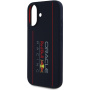 Oracle Red Bull Racing Силиконов кейс Vertical Logo с MagSafe за iPhone 16 - тъмно син
