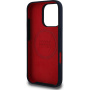 Oracle Red Bull Racing Силиконов кейс Vertical Logo с MagSafe за iPhone 16 Pro - тъмно син