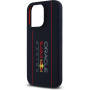 Oracle Red Bull Racing Силиконов кейс Vertical Logo с MagSafe за iPhone 16 Pro Max - тъмно син