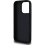 Guess Grained 4G Metal Logo Case за iPhone 16 Pro - черен