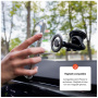 FIXED MagMount XL магнитна стойка за кола за стъкло и табло за iPhone - черна