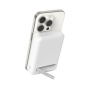 BELKIN Boost Charge Pro безжична MagSafe powerbank със стойка и портове 2x USB-C - 10 000 mAh - бяла