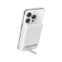 BELKIN Boost Charge Pro безжична MagSafe powerbank със стойка и USB-C порт - 8 000 mAh - бяла