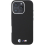 BMW M Kevlar Metal Logo калъф за iPhone 16 Pro - черен