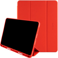 FIXED Padcover+ калъф с място за Apple Pencil за iPad Pro 11" (2024/2025) - червен