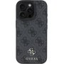 Guess 4G Small Metal Logo Cover with MagSafe за iPhone 16 Pro Max - Сив