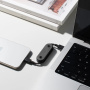 Native Union Pocket Cable пътнически кабел за зареждане и данни - USB-C към USB-C - 17 см - черен