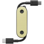 Native Union Pocket Cable пътнически кабел за зареждане и данни - USB-C към USB-C - 17 cm - жълт
