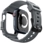Spigen Rugged Armor Pro супер издръжлив калъф с каишка за Apple Часовник 46 мм - сив