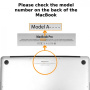 UAG Plyo удароустойчив прозрачен кейс за MacBook Air 13" (A2681 / A3113 / A3240 / A3449) - черен