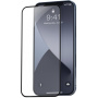 Baseus закалено стъкло 2,5D за целия дисплей за iPhone 12 mini - черна рамка
