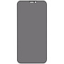 Закалено Anti-Spy 3D стъкло за iPhone 12 mini - черно