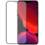 Закалено удароустойчиво стъкло 2,5D против пръстови отпечатъци за iPhone 12 / 12 Pro - черна рамка