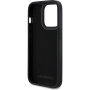 Karl Lagerfeld 3D гумен блясък лого калъф за iPhone 13 Pro - черен