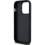 Guess Grained 4G Metal Logo Case за iPhone 13 Pro - черен