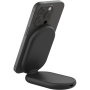 BELKIN Boost Charge Qi2 2-в-1 сгъваема магнитна безжична стойка за iPhone / AirPods - 15W - черна