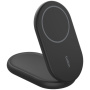 BELKIN Boost Charge Qi2 2-в-1 сгъваема магнитна безжична стойка за iPhone / AirPods - 15W - черна